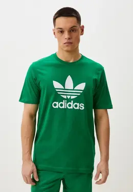 adidas Originals: Зелёная футболка 