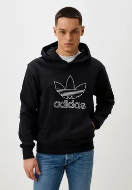 adidas Originals: Чёрная толстовка 