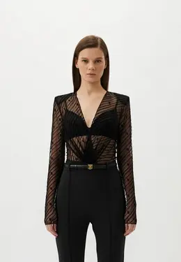 Elisabetta Franchi: Чёрный костюм 