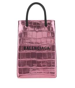 BALENCIAGA: Розовая сумка 