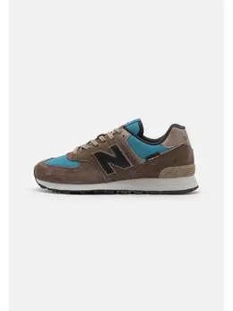 New Balance: Коричневые кроссовки  574