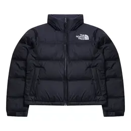 The North Face: Чёрный пуховик 