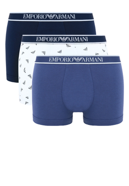 EMPORIO ARMANI Underwear: Голубые трусы 