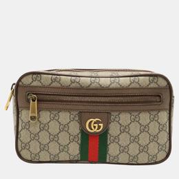 Gucci: Сумка  Ophidia GG цвета хаки