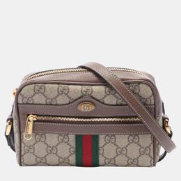 Gucci: Бежевая сумка  Ophidia GG