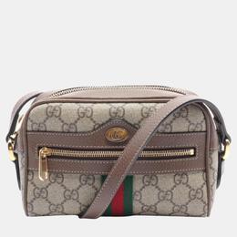 Gucci: Бежевая сумка  Ophidia GG