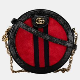 Gucci: Чёрная сумка  Ophidia GG