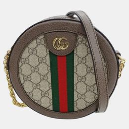 Gucci: Коричневая сумка  GG Supreme