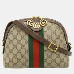 Gucci: Бежевая сумка  Ophidia GG