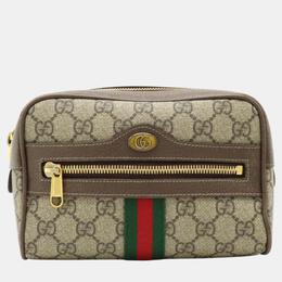 Gucci: Бежевая сумка  Ophidia GG