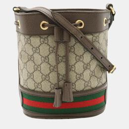 Gucci: Бежевая сумка  Ophidia GG