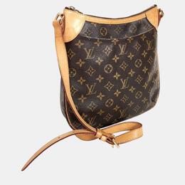 Louis Vuitton: Коричневая сумка 