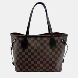 Louis Vuitton: Коричневая сумка-шоппер  Neverfull