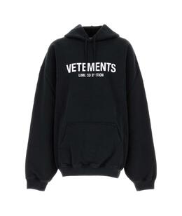 VETEMENTS: Чёрная толстовка 