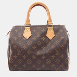 Louis Vuitton: Коричневая сумка  Speedy 25