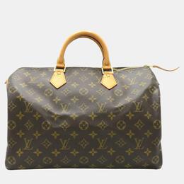 Louis Vuitton: Коричневая сумка  Speedy