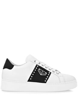 Philipp Plein: Белые кроссовки  Hexagon