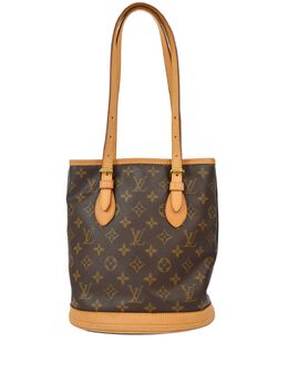 Louis Vuitton Pre-Owned: Коричневая сумка-шоппер 