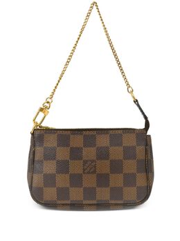 Louis Vuitton Pre-Owned: Коричневый клатч 