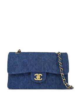 CHANEL Pre-Owned: Голубая сумка 