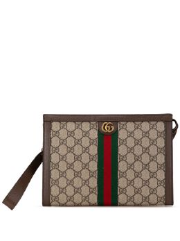 Gucci Pre-Owned: Коричневый клатч 