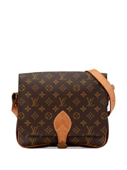 Louis Vuitton Pre-Owned: Коричневая сумка через плечо 