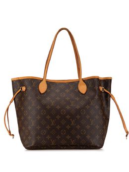 Louis Vuitton Pre-Owned: Коричневая сумка-шоппер 