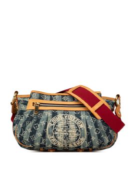 Louis Vuitton Pre-Owned: Голубая сумка 