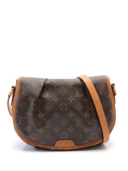 Louis Vuitton Pre-Owned: Коричневая сумка 