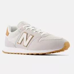 New Balance: Бежевые кроссовки  500