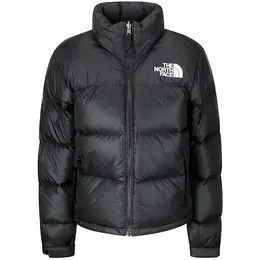 The North Face: Чёрный пуховик 