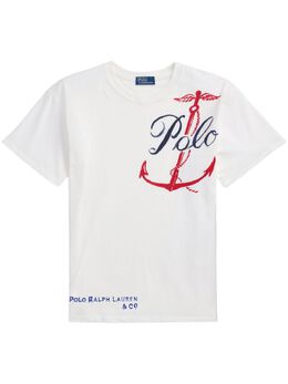 Polo Ralph Lauren: Белая футболка 