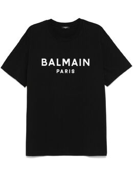 Balmain: Футболка с принтом 
