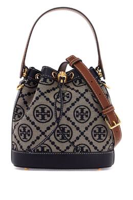 Tory Burch: Бежевая сумка 