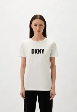 DKNY: Белая футболка 