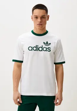 adidas Originals: Белая футболка 