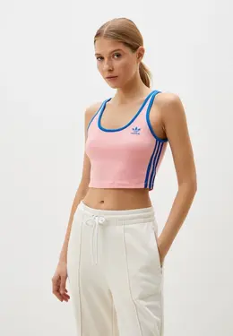 adidas Originals: Розовый топ 