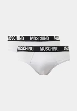 Moschino Underwear: Белые трусы 