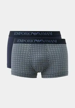 Emporio Armani: Голубые трусы 