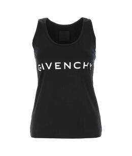 GIVENCHY: Чёрная майка 