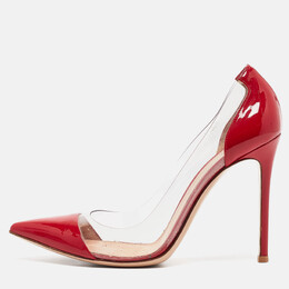 Gianvito Rossi: Красные туфли  Plexi