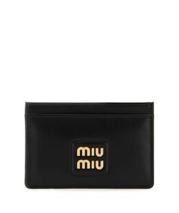 MIU MIU: Чёрный картхолдер 