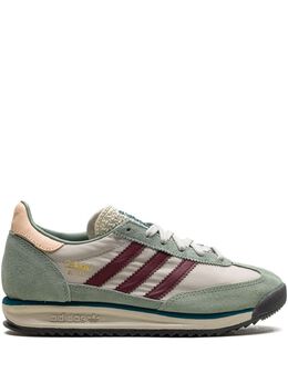 adidas: Зелёные кроссовки  SL-72