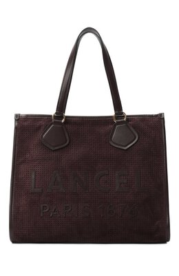 Lancel: Коричневая сумка 