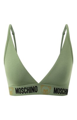 Moschino: Зелёный бюстгальтер 