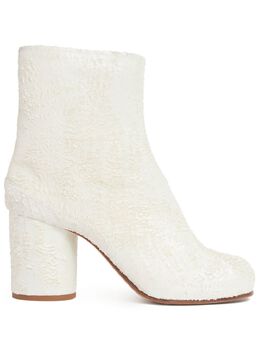 Maison Margiela: Белые ботинки  Tabi