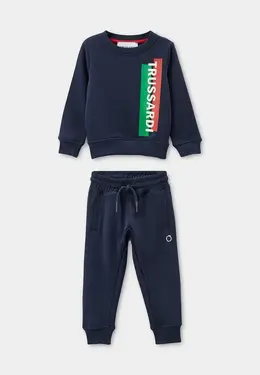 Trussardi Junior: Синий костюм 