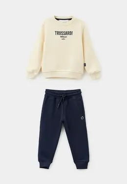 Trussardi Junior: Бежевый костюм 