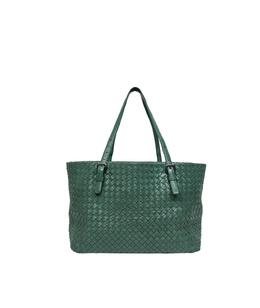 BOTTEGA VENETA: Зелёная сумка 