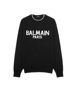 BALMAIN: Чёрный свитер 